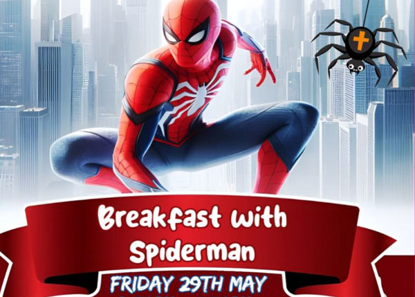 Breakfast with Spidey